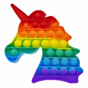 поп ит 1Toy 1toy T21612 Игрушка-антистресс POP IT, единорог радужный