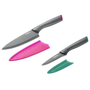 Набор кухонных ножей Tefal K122S204 (серый) (2100104873)
