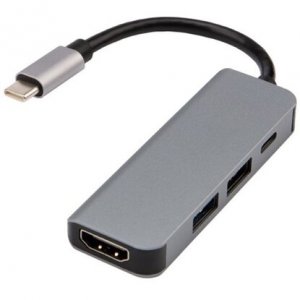 Разветвитель REXANT USB Type-C на 4 порта (1xHDMI/2xUSB 3.0 PD/1xType-C PD)