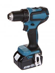 Аккумуляторная дрель Makita DDF485RFJ (черный, синий)