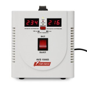 Стабилизаторы напряжения бытовые Powerman AVS 1500D (черный)