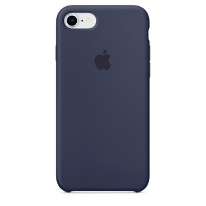 Кейс для iPhone Apple iPhone 8 / 7 Silicone Midnight Blue (MQGM2ZM/A)