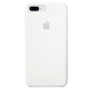 Кейс для iPhone Apple iPhone 8 Plus / 7 Plus Silicone White (MQGX2ZM/A)