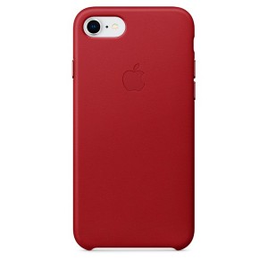 Кейс для iPhone Apple iPhone 8 / 7 Leather (PRODUCT)RED (MQHA2ZM/A)