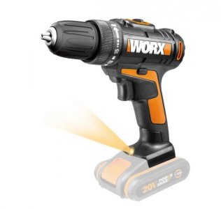 Аккумуляторная дрель-шуруповерт Worx 30Нм 20В без АКБ и ЗУ (WX101.9)