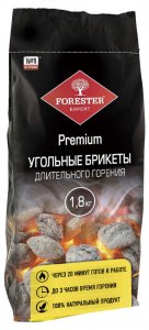 Брикеты для розжига Forester Premium 1,8 кг