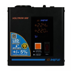 Стабилизатор напряжения Энергия VOLTRON - 500 (черный) (Е0101-0153)