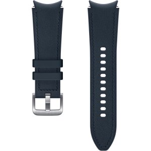 Ремешок для смарт часов Samsung Galaxy Watch Hybrid Leather для Samsung Galaxy Watch 4/4 Classic темно-синий (ET-SHR88SNEGRU)