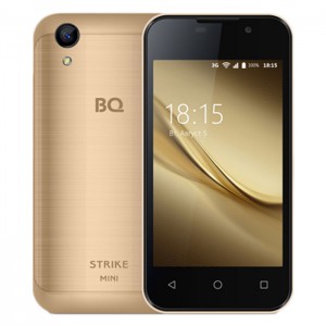 Смартфон BQ Mobile Strike Mini Gold Brushed (BQ-4072)
