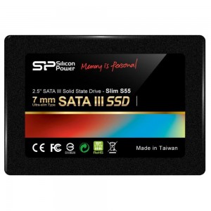 Твердотельный диск SSD Silicon Power Slim S55 (SP120GBSS3S55S25)