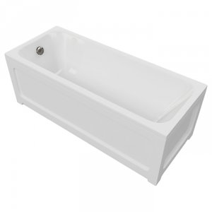 Акриловая ванна Aquatek Eco-friendly Мия 120x70 MIY120-0000001 без панелей, каркаса и слив-перелива