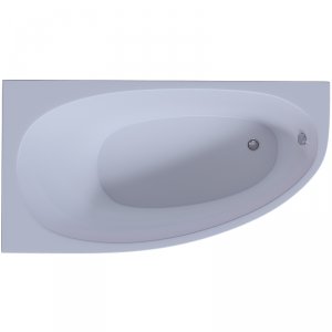 Акриловая ванна Aquatek Eco-friendly Дива 170х90 L DIV170-0000002 без панелей, каркаса и слив-перелива