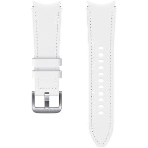 Ремешок для смарт часов Samsung Galaxy Watch Hybrid Leather для Samsung Galaxy Watch 4/4 Classic белый (ET-SHR88SWEGRU)