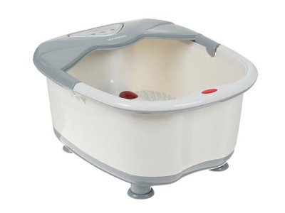 Гидромассажная ванночка для ног Hyundai H-FB4555 (бело-серый)
