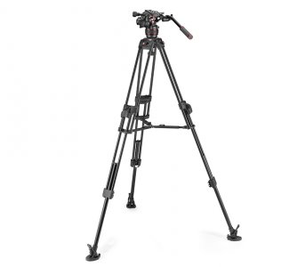 Штатив Manfrotto 645 Fast Twin, алюминиевый с головой Nitro 608 (MVK608TWINFA)