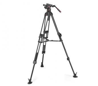 Штатив Manfrotto 645 Fast Twin, алюминиевый с головой Nitro 612 (MVK612TWINFA)