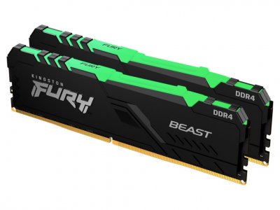 Модуль памяти Kingston KF436C17BBAK2/16 (FURY Beast RGB)