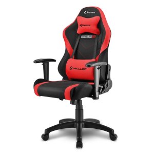 Кресло компьютерное игровое Sharkoon SKILLER SGS2 Jr. (черно-красный) (SKILLER SGS2 JR. BK/RD)