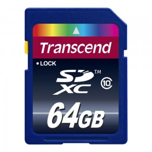 Карта памяти SDXC Transcend TS64GSDXC10 64GB