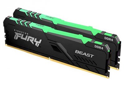 Модуль памяти Kingston KF436C18BBAK2/64 (FURY Beast RGB)