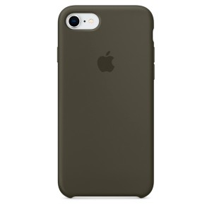 Кейс для iPhone Apple iPhone 8 / 7 Silicone Case Dark Olive (MR3N2ZM/A)