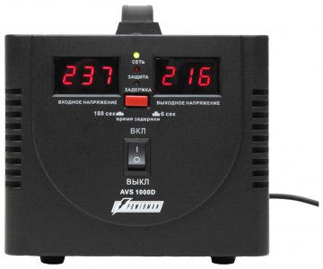 Стабилизатор напряжения Powerman AVS 500D (черный) (6015735)