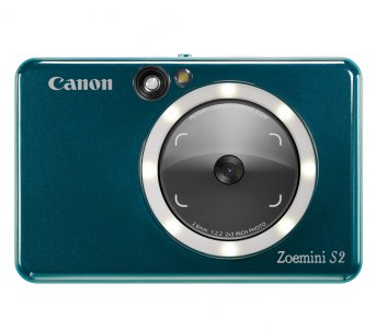 Камера и принтер моментальной печати Canon Zoemini S2, зеленая (4519C008)