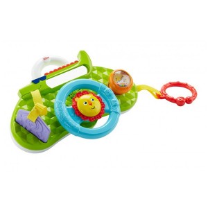 Развивающие игрушки для малышей Mattel Mattel Fisher-Price DYW53 Фишер Прайс Обучающий руль "Львенок"
