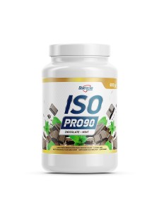 Протеин GeneticLab Сывороточный изолят ISO PRO 90 (шоколад-мята) 900 гр