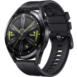 Смарт-часы HUAWEI GT 3 JPT-B19 Black SS / Black Fluoroelastomer Huawei Смарт-часы HUAWEI GT 3 JPT-B19 Black SS / Black Fluoroelastomer (55026974)