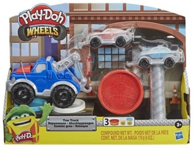 Пластилин и масса для лепки Hasbro Hasbro Play-Doh E6690 Игровой набор Wheels "Эвакуатор"