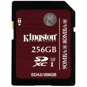 Карта памяти SDXC Kingston SDA3/256GB