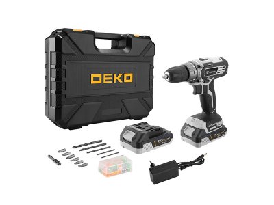 Аккумуляторная дрель-шуруповерт Deko DKCD20 Black Edition Set 3