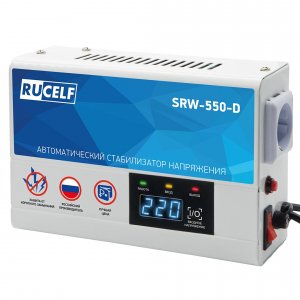 Стабилизатор напряжения Rucelf SRW-550-D (белый) (4670028440308)