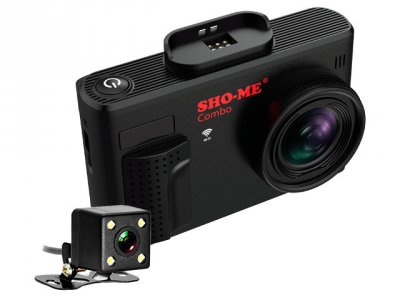 Видеорегистратор-радар Sho-Me Combo Note WiFi DUO (черный)