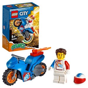 Конструкторы Lego LEGO City 60298 Конструктор ЛЕГО Город Stuntz Реактивный трюковый мотоцикл