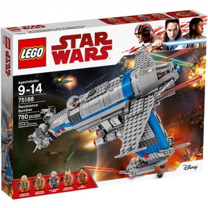 Конструктор Lego Lego Star Wars 75188 Лего Звездные Войны Бомбардировщик Сопротивления