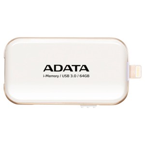 Флеш-диск для Apple ADATA AUE710-64G-CWH Flash накоп белый