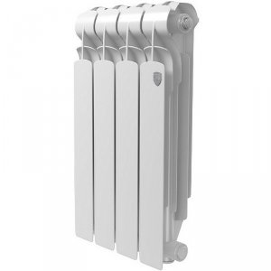 Алюминиевый радиатор Royal Thermo Indigo 500 2.0 RTI250004 Белый 4 секции с боковым подключением
