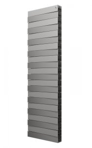 Биметаллический радиатор Royal Thermo PianoForte Tower Silver Satin RTPFTNSS50018 Серебристый 18 секций с нижним подключением