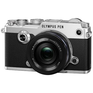 Цифровой фотоаппарат со сменной оптикой Olympus PEN-F Silver + 14-42mm Black Kit