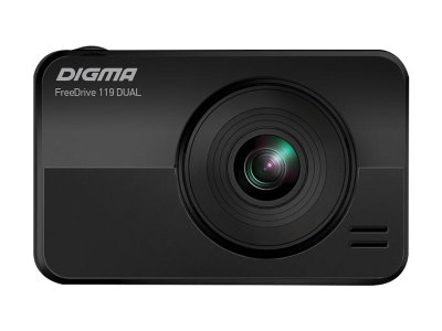 Видеорегистратор Digma FreeDrive 119 DUAL (черный) (FD119D)