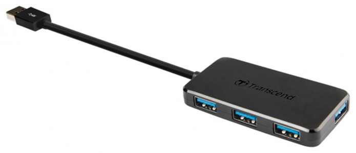 Разветвитель для компьютера Transcend USB Type-A-4-Port Hub (TS-HUB2K)