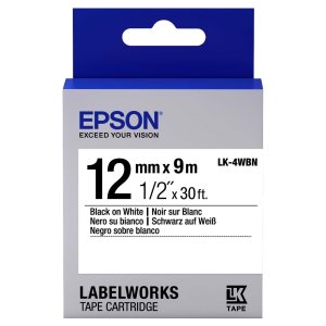 Картридж для принтера Epson Tape Standard Black/White 12/9 (C53S654021)