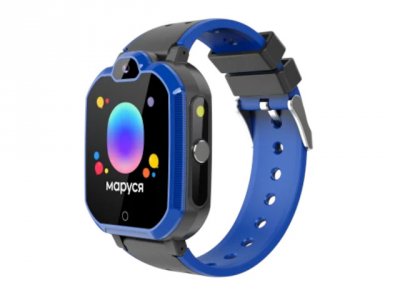 Детские умные часы GEOZON Neo, с Марусей (синий) (G-W20BLU)