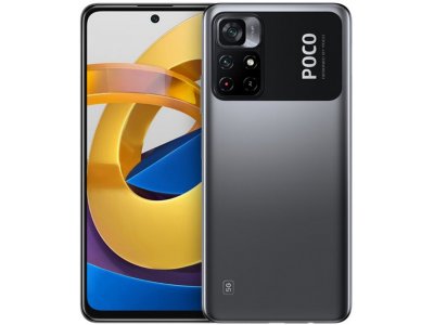 Мобильный телефон POCO M4 Pro 5G 6/128GB (заряженный черный)