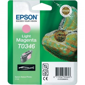 Чернильный картридж Epson C13T03464010 Light Magenta