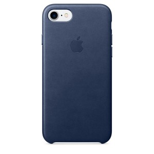 Чехол для iPhone 7 Apple iPhone 7 Leather Case Midnight Blue (MMY32ZM/A)