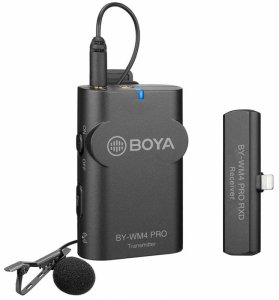 Беспроводная система Boya BY-WM4 Pro-К3, цифровая 2.4 ГГц, 2 канала, Lightning (1642)