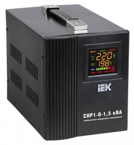 Стабилизатор напряжения Iek Home IVS20-1-01500 (черный) (205661)